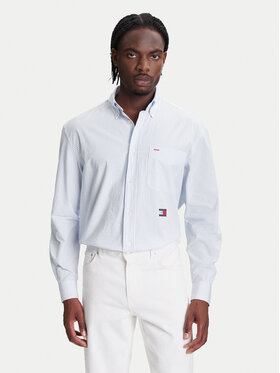 Tommy Hilfiger Tommy Hilfiger Koszula F1 Movie Bengal MW0MW41382 Błękitny Regular Fit