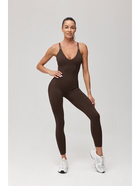 ROUGH RADICAL ROUGH RADICAL Kombinezon LUNA Brązowy ciemny Slim Fit