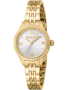 Roberto Cavalli Roberto Cavalli Zegarek RC5L124M0055 Złoty