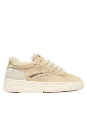 D.A.T.E. D.A.T.E. Sneakersy Torneo Pure Fur Mono W431-TPF-MN Beżowy