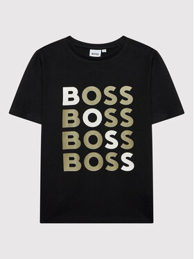 Boss Boss T-Shirt J25N37 S Czarny Regular Fit