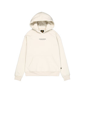 Alpha Industries Alpha Industries Bluza Studio Edition Backprint Hoodie Beżowy Loose Fit