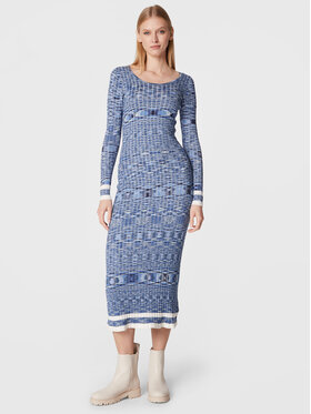 Cotton On Cotton On Kötött ruha 2054838 Kék Slim Fit
