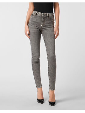 PHILIPP PLEIN PHILIPP PLEIN Jeggins 27207 Šedá Jegging Fit