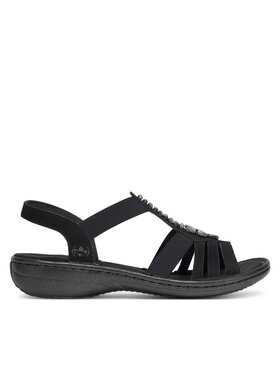 Rieker Rieker Sandalen 60806-00 Schwarz