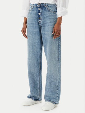 HUGO HUGO Jeans Leni 50559617 Blu Loose Fit