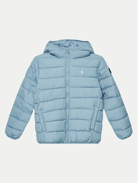 Calvin Klein Jeans Calvin Klein Jeans Žieminė striukė Inst Logo IB0IB02174 Mėlyna Regular Fit