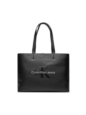 Calvin Klein Jeans Calvin Klein Jeans Kabelka Sculpted Slim Tote34 Mono K60K610825 Černá