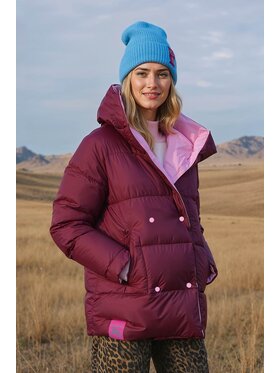 NAOKO NAOKO Kurtka zimowa Alaska Rosette Bordowy Regular Fit