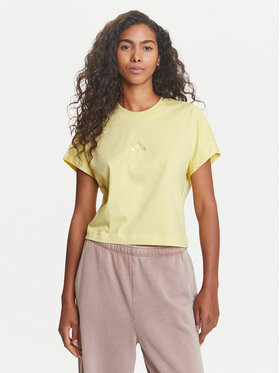 adidas adidas T-shirt ALL SZN JJ1239 Giallo Regular Fit