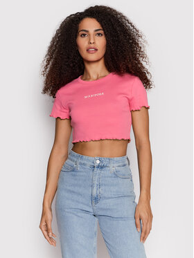 Noisy May Noisy May T-Shirt Saga 27011685 Różowy Regular Fit