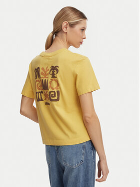 Quiksilver Quiksilver T-särk Standard  EQWZT03197 Kollane Regular Fit