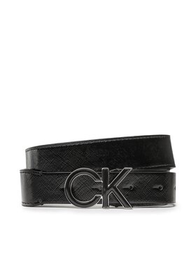 Calvin Klein Calvin Klein Pasek Damski Re-Lock Saff Ck 3cm Belt Saff K60K609982 Czarny