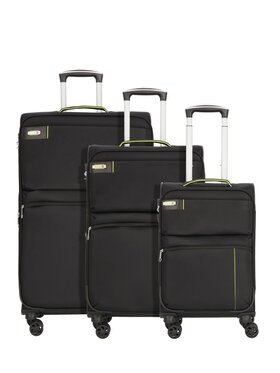 D&N D&N Komplet walizek 162295 Czarny