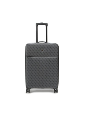 Guess Guess Walizka duża Vezzola Travel TMVZLS P3302 Czarne rodowanie