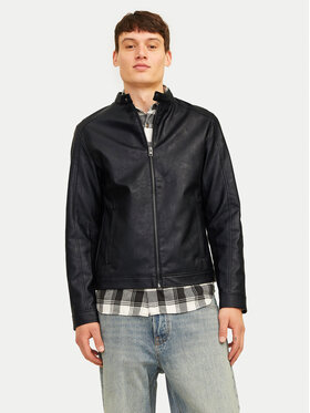 Jack&Jones Jack&Jones Яке от имитация на кожа Dylan 12261195 Черен Slim Fit