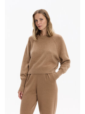 Deni Cler Milano Deni Cler Milano Sweter T-DC-S457-F5-85-18-1 Brązowy Regular Fit