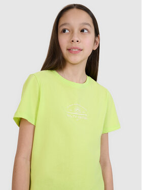 4F 4F T-Shirt SWELLS OF THE OCEAN Πράσινο Regular Fit