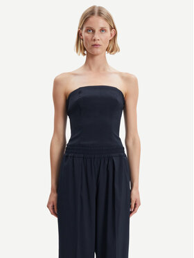 Samsøe Samsøe Samsøe Samsøe Felső Elin F23100177 Fekete Slim Fit