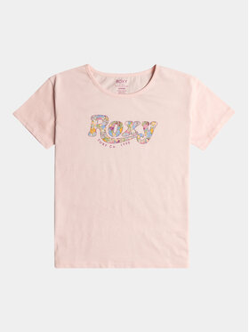Roxy Roxy T-krekls Day And Night A Tees ERGZT04008 Rozā Regular Fit