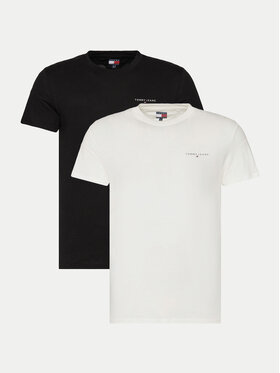 Tommy Jeans Tommy Jeans Σετ 2 T-Shirts Linear DM0DM20353 Έγχρωμο Slim Fit