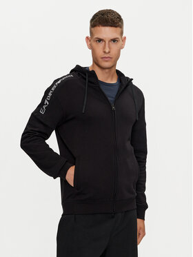 EA7 Emporio Armani EA7 Emporio Armani Sweatshirt 6DPM12 PJOGZ 1200 Schwarz Regular Fit
