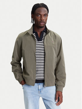 Tommy Hilfiger Tommy Hilfiger Μπόμπερ μπουφάν Harrington MW0MW39637 Πράσινο Regular Fit