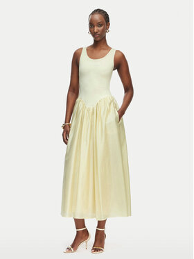 Bardot Bardot Лятна рокля Lorie 60385DB Кремав Regular Fit
