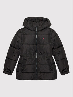Tommy Hilfiger Tommy Hilfiger Зимно яке KG0KG06690 Черен Regular Fit