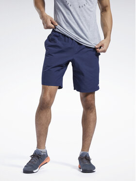 Reebok Reebok Szorty sportowe Training Essentials Utility Shorts GU0795 Niebieski