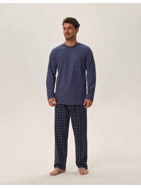 Henderson Henderson Piżama 41913 Niebieski Regular Fit