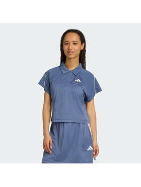 adidas adidas T-Shirt Tennis Błękitny Regular Fit