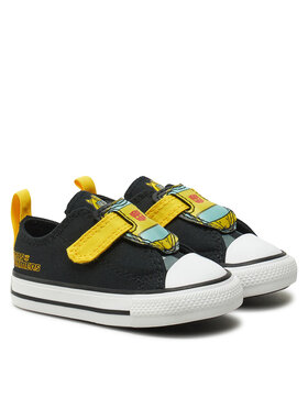 Converse Modne Superge Converse X Transformers Chuck Taylor All Star Easy-On A11661C Črna