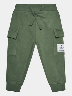 Zippy Zippy Pantaloni trening ZBBAP0401 23028 Verde Regular Fit