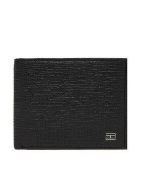 Tommy Hilfiger Tommy Hilfiger Голям мъжки портфейл Th Flag Cc & Coin AM0AM13709 Черен
