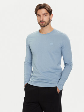 BOSS BOSS Longsleeve Tacks 50512111 Himmelblau Regular Fit