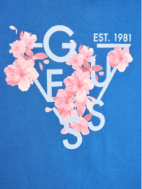 Guess T-shirt J3GI21 K6YW1 Plava Regular Fit