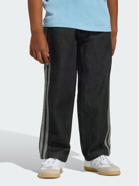 adidas adidas Spodnie dresowe Firebird denim Czarny Loose Fit