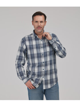Lee Cooper Lee Cooper Koszula jeansowa WILL Szary jasny Regular Fit