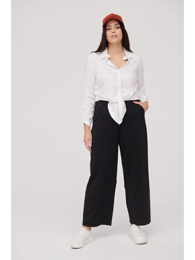 blue shadow blue shadow Spodnie damskie Paloma Plus Size Czarny Standard Fit