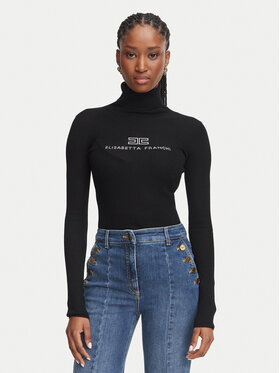 Elisabetta Franchi Elisabetta Franchi Ζιβάγκο MK-18B-66E2-V320 Μαύρο Slim Fit