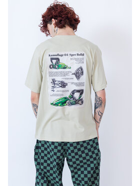Kamuflage Kamuflage T-Shirt Formula Beżowy Relaxed Fit