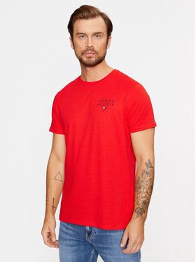 Tommy Hilfiger Tommy Hilfiger Marškinėliai UM0UM02916 Raudona Regular Fit