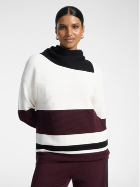 Elena Mirò Elena Mirò Sweter M054Z100871N0B1 Biały Over Fit