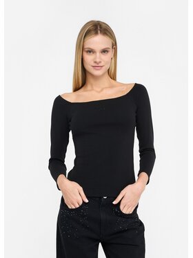 Liu Jo Liu Jo T-Shirt UF5255J499022222 Czarny Regular Fit