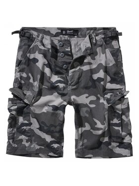 Brandit Brandit Spodnie materiałowe 2019.222 Szary Regular Fit