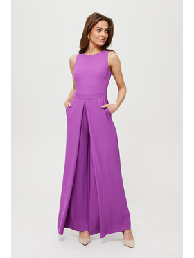 Makover Makover Overal K184 Fialová Modern Slim Fit