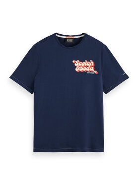 Scotch & Soda Scotch & Soda T-Shirt 169075 Granatowy Regular Fit