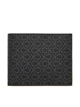 Calvin Klein Calvin Klein Ανδρικό Πορτοφόλι Ck Must Mono Billfold W/ Coin LV04D1038G Μαύρο
