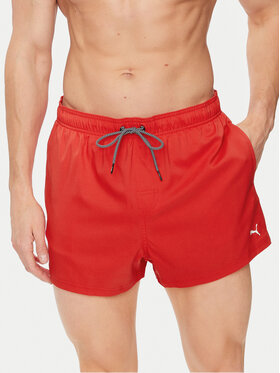 Puma Puma Szorty kąpielowe 907658 Czerwony Regular Fit
